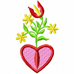 Flowers Embroidery Design 8